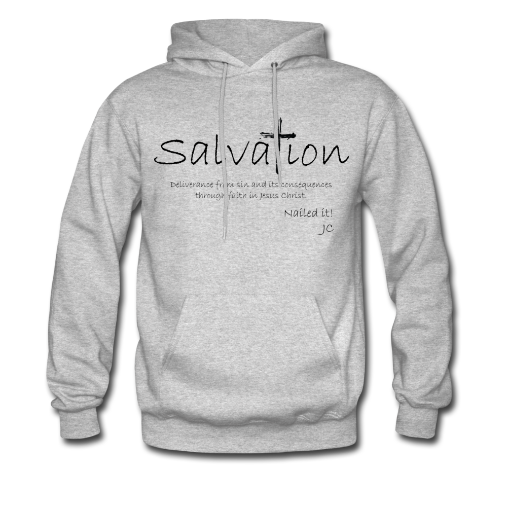 "Salvation" Premium Hoodie. - heather gray