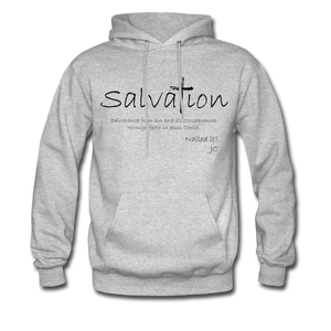 "Salvation" Premium Hoodie. - heather gray
