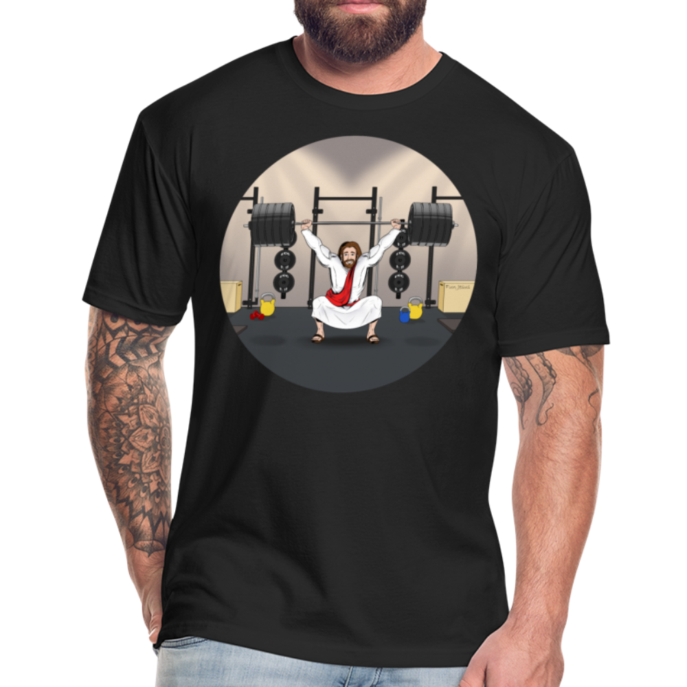 "Fun Jesus", "CrossFit" , Mens premium T-Shirt - black