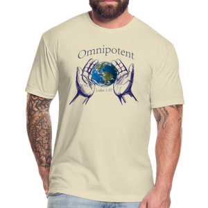 "Omnipotent" , Mens T-Shirt - heather cream