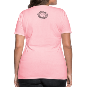 "This is the way", Mando kneeling by the Cross, Women’s Premium T-Shirt - pink