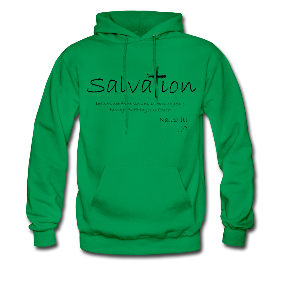 "Salvation" Premium Hoodie. - kelly green