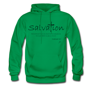 "Salvation" Premium Hoodie. - kelly green