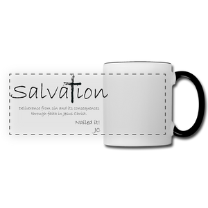 "Salvation" Coffee Mug - white/black