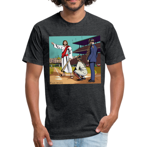 "Fun Jesus", "The Shot Caller" T-shirt, color - heather black