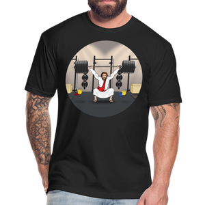 "Fun Jesus", "CrossFit" , Mens premium T-Shirt - black