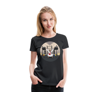 "Fun Jesus", "CrossFit" , Womens premium T-Shirt - black