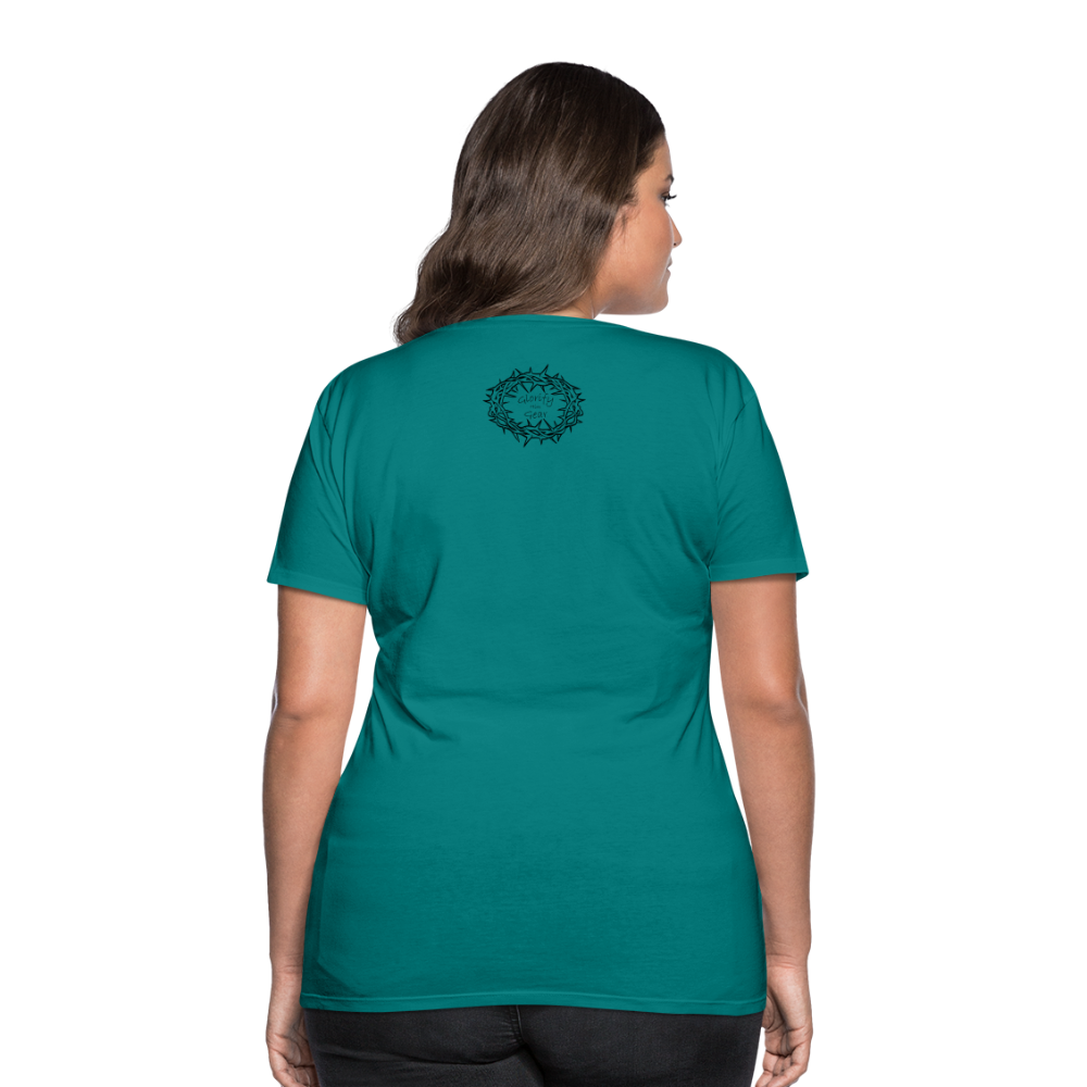 "This is the way" Mando and Grogu praising together, Womens Shirt - teal