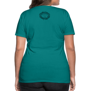 "This is the way", Mando kneeling by the Cross, Women’s Premium T-Shirt - teal