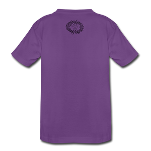 "This is the way" Mando and Grogu praising together, Kids' Premium T-Shirt - purple